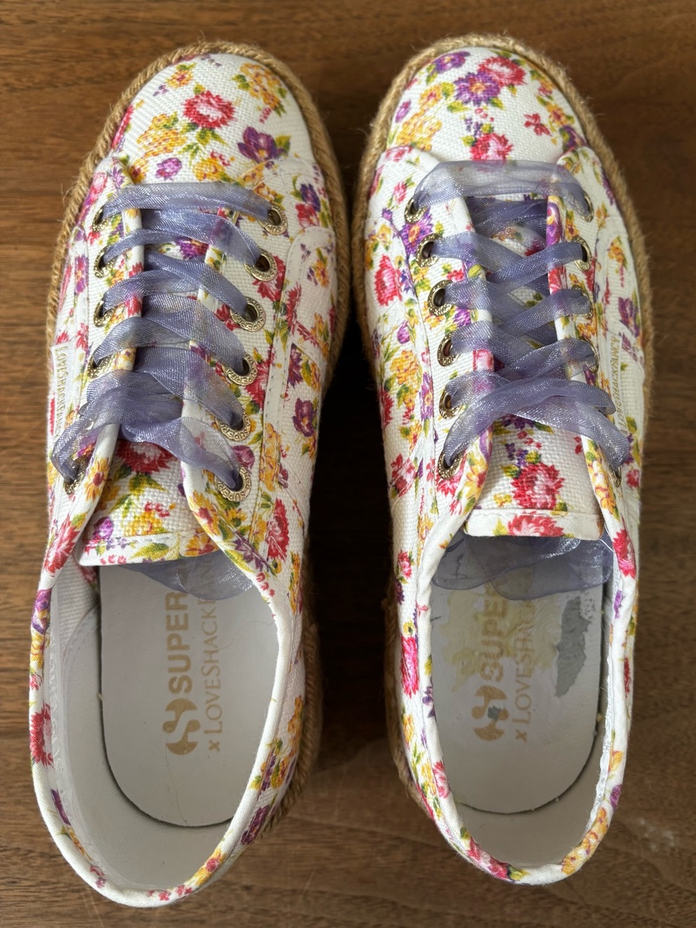Superga x Loveshackfancy 2790 platform sneakers 6 - Picture 8 of 15